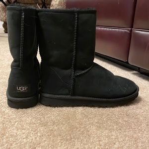 Black UGG boots